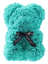 Rose Teddy Bear - Love in Bloom!