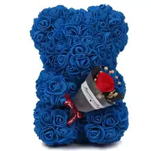 Rose Teddy Bear - Love in Bloom!